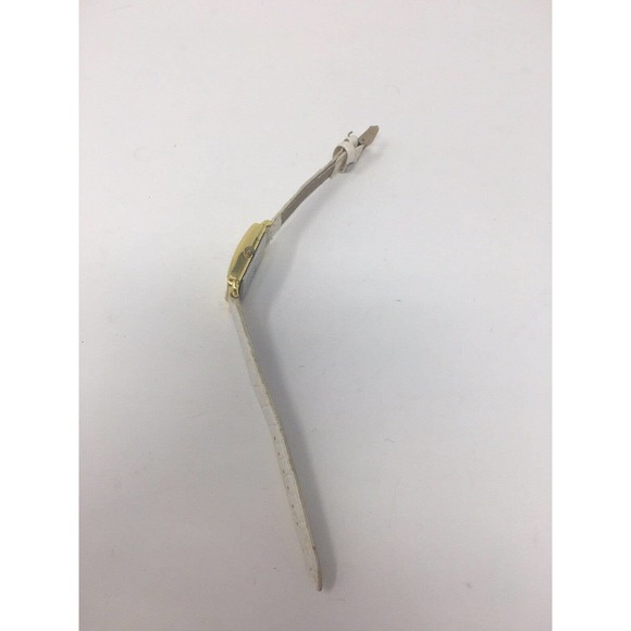 Cote D’ Azur Japan Gold White Croc Leather Mother Of Pearl Stainless Works - Picture 4 of 8